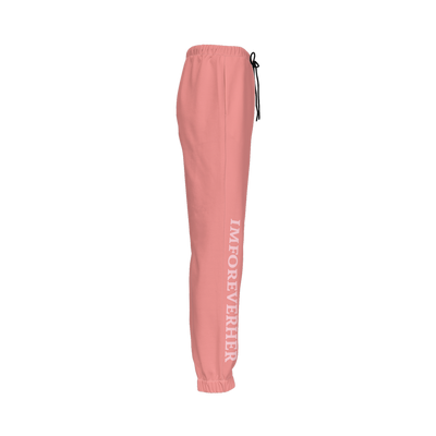 "IMFOREVERHER" Casual Fit Jogging Pants
