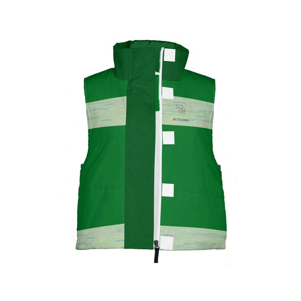 Full-Zip Sleeveless Puffer Vest-Lightweight