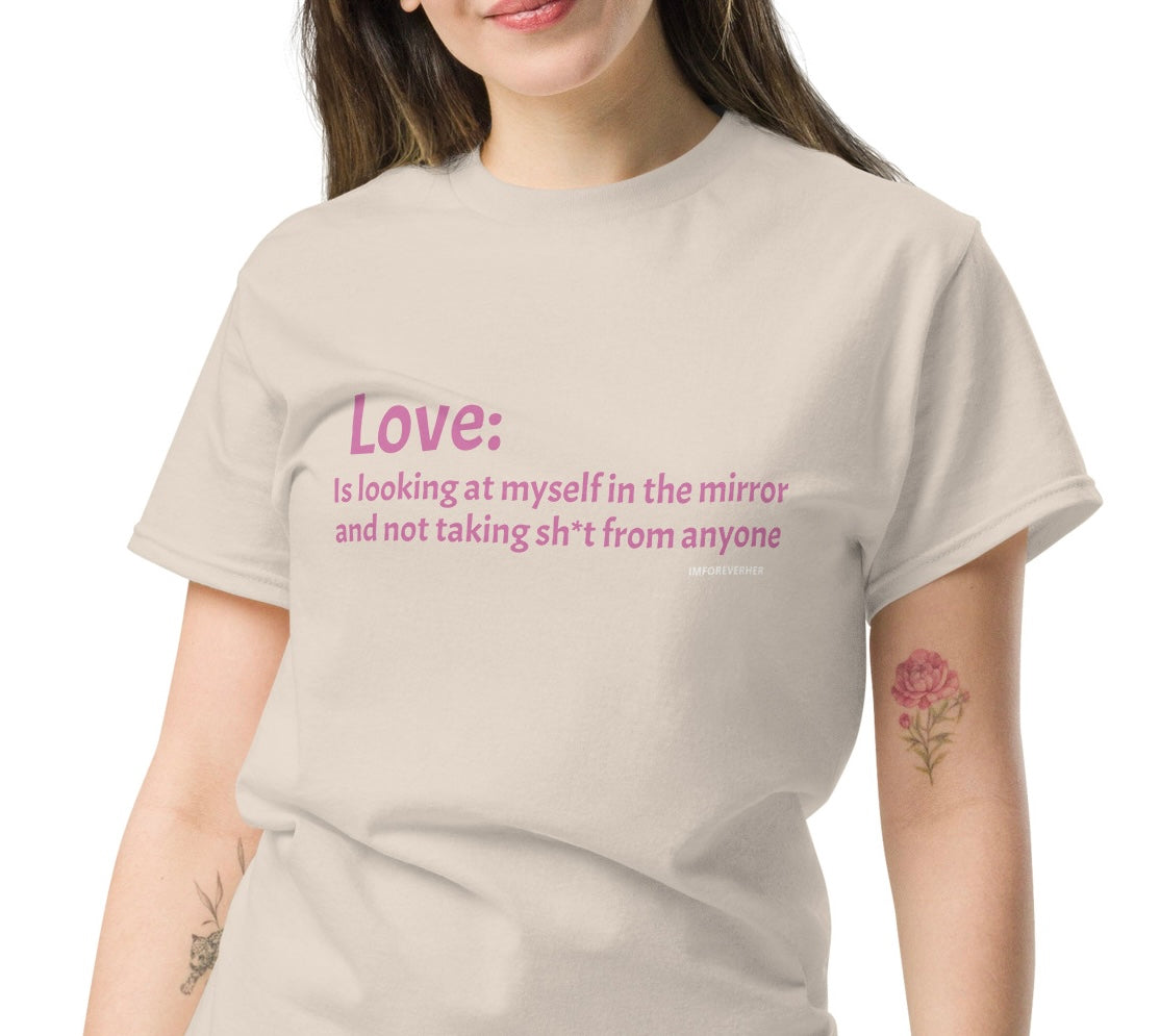 “Love” Unisex classic tee