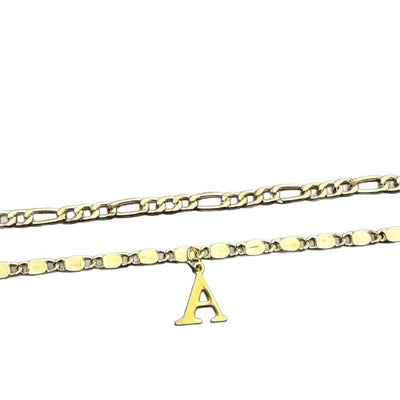 26 Initial Letter Anklets
