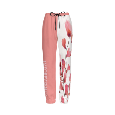 "IMFOREVERHER" Casual Fit Jogging Pants